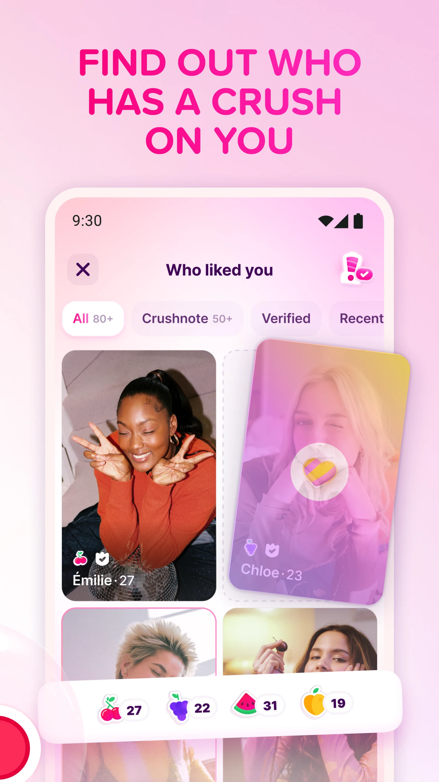 Fruitz - Dating app screenshot